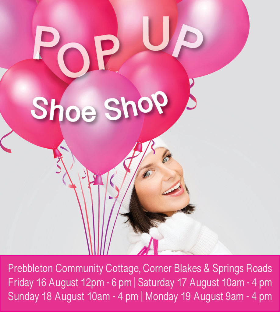 Pop Up Shoe Sale at Prebbleton