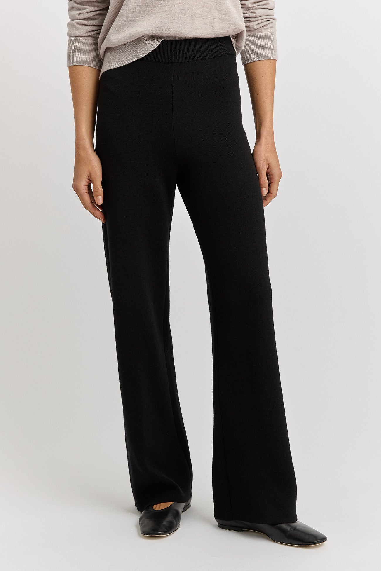TOORALLIE WIDE LEG KNIT PANT