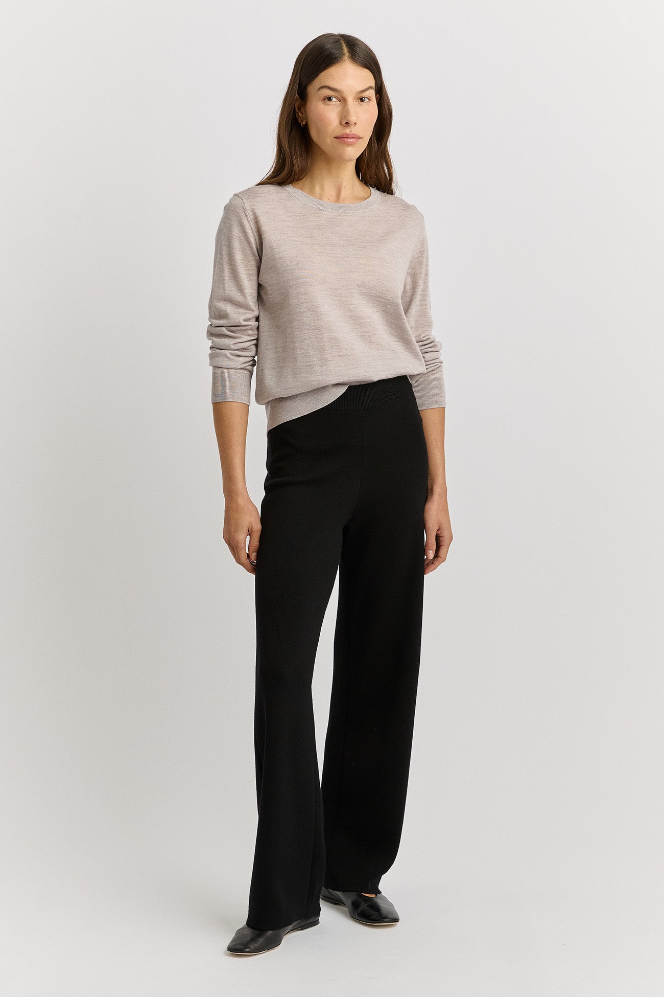 TOORALLIE WIDE LEG KNIT PANT