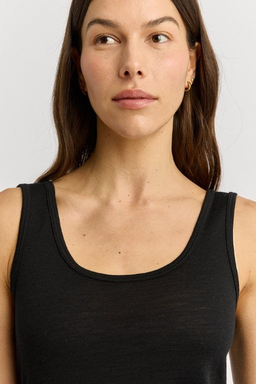 TOORALLIE SCOOP MERINO TANK