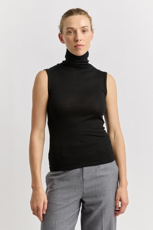 TOORALLIE SLEEVELESS ROLL NECK