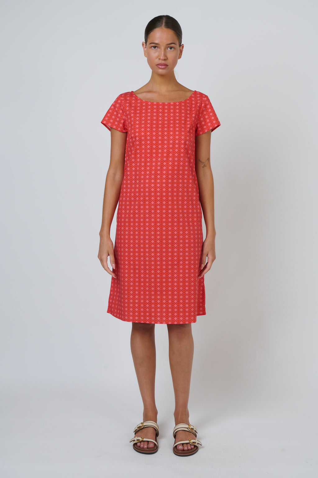 NATURALS GA237 POPLIN DRESS