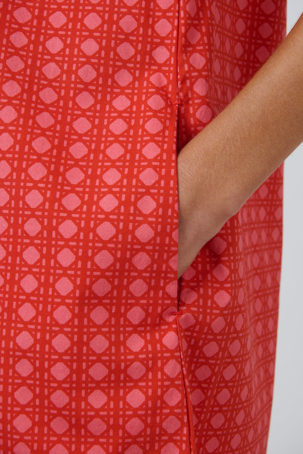 NATURALS GA237 POPLIN DRESS