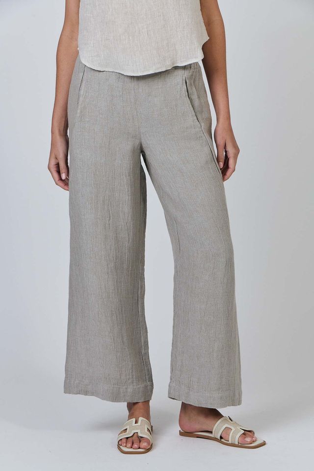 NATURALS GA398 LINEN PANT