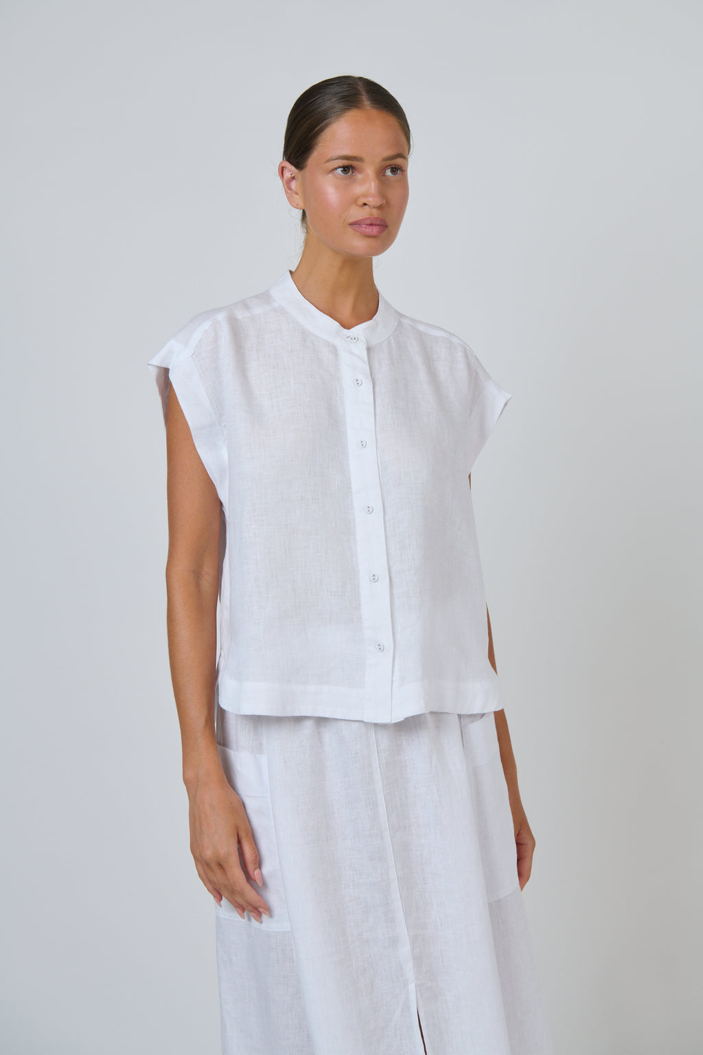 GA429 LINEN TOP