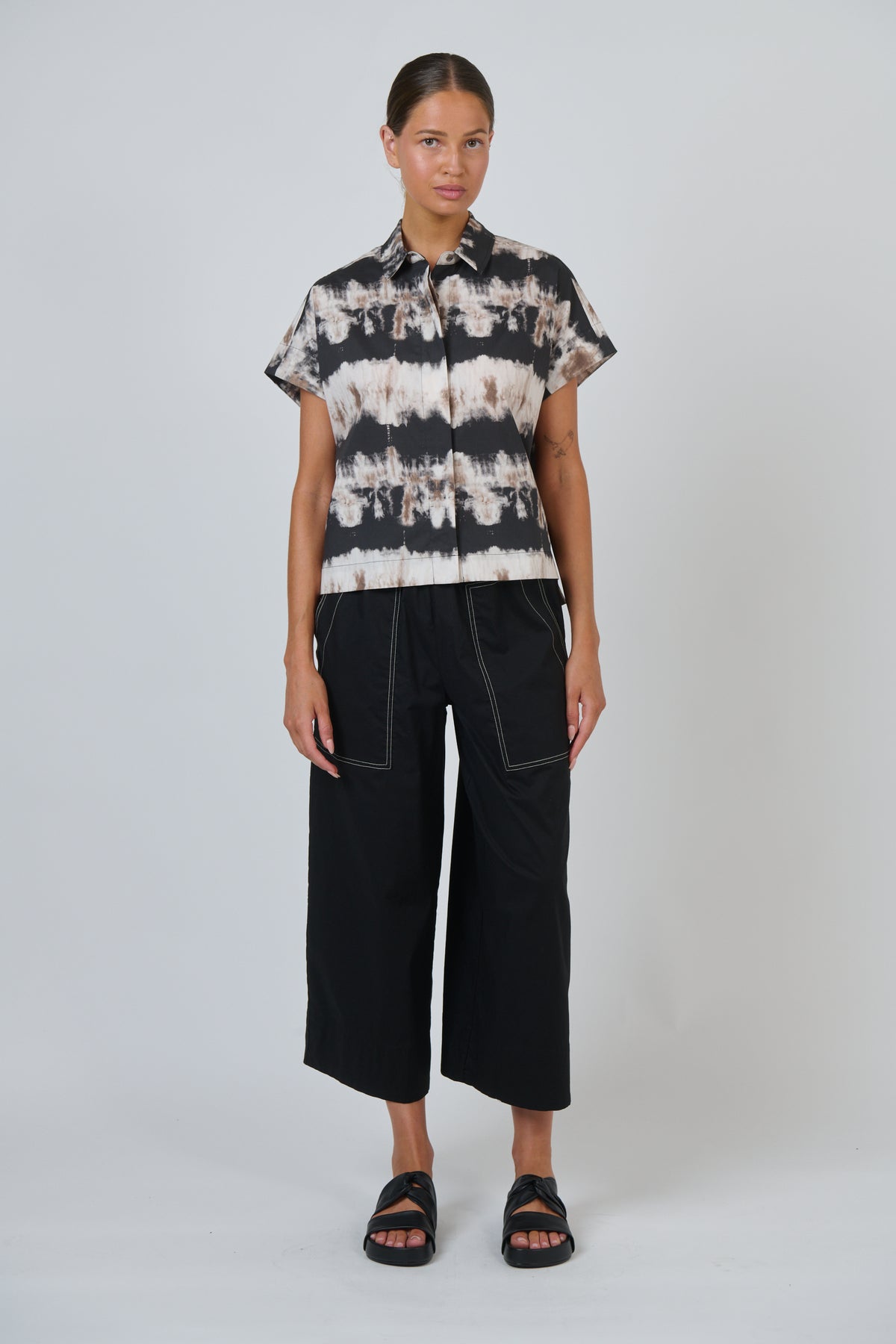 GA533 POPLIN TOP