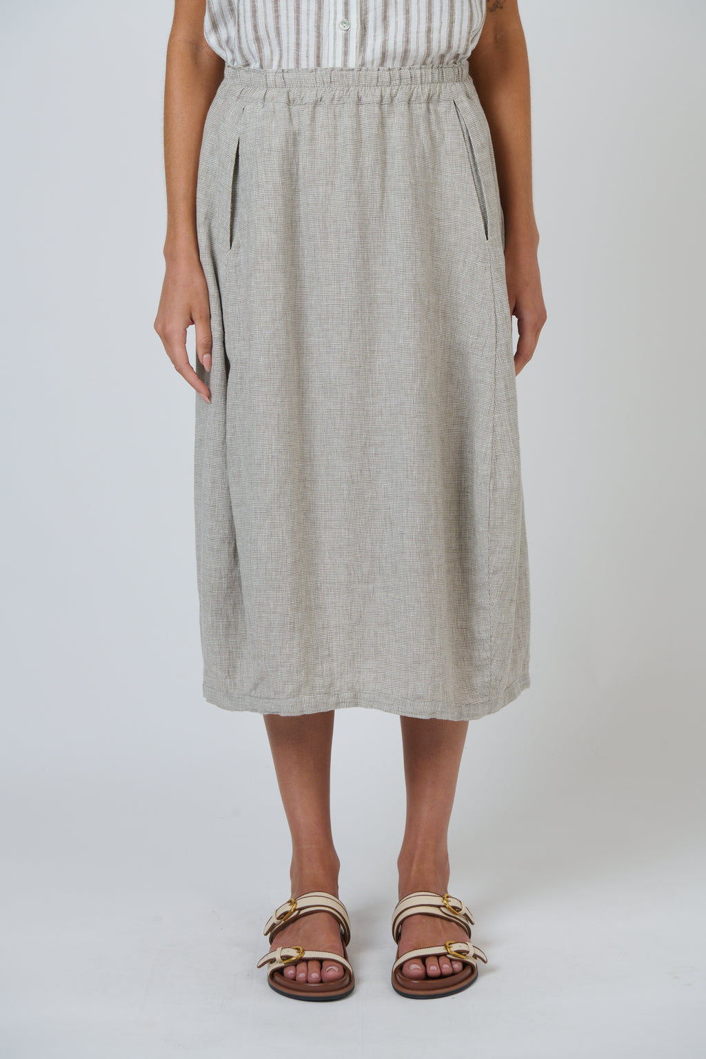GA639 LINEN SKIRT