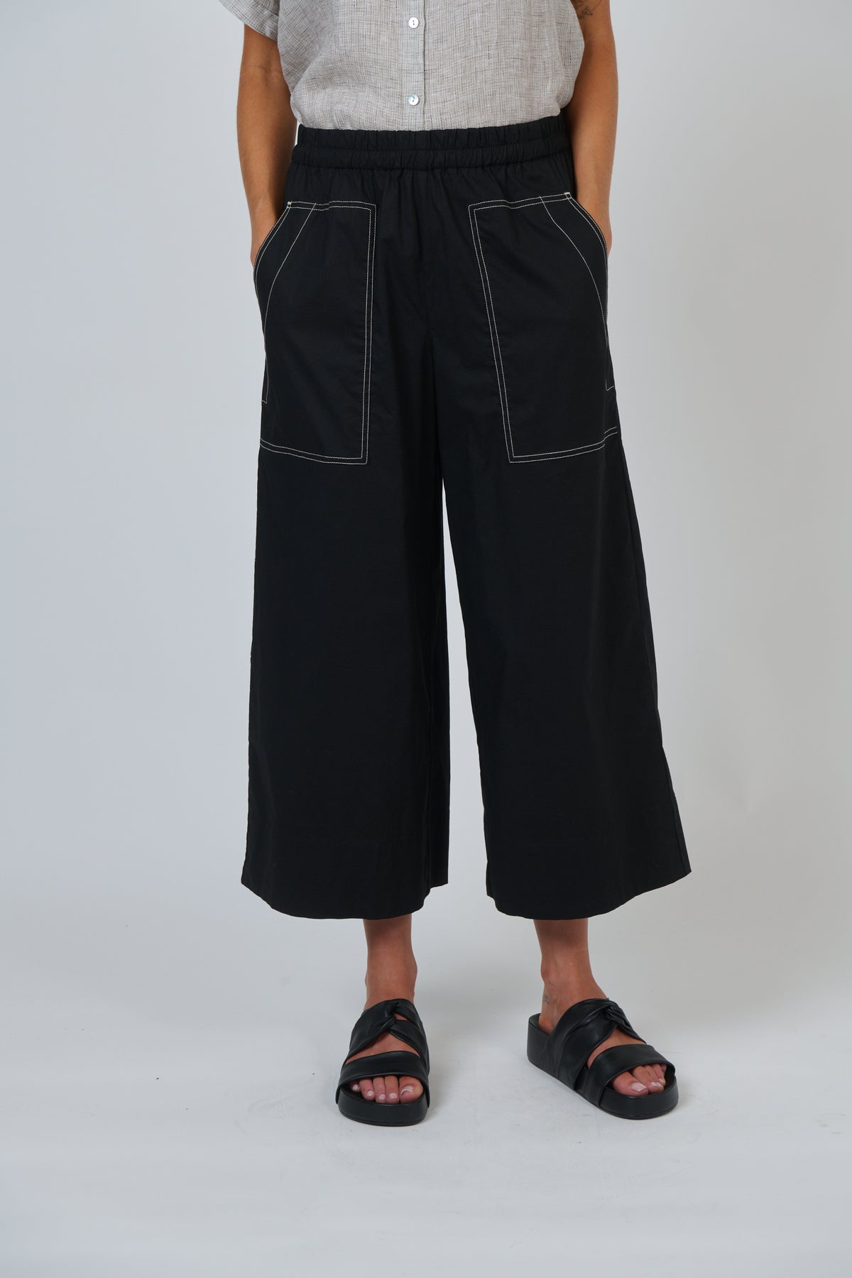 GA713 POPLIN PANTS