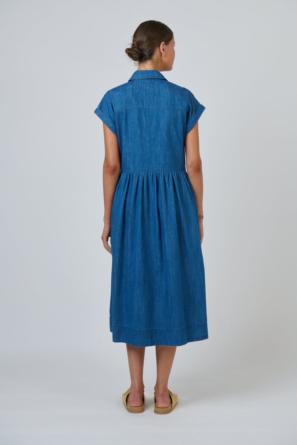NATURALS GA738 DENIM DRESS