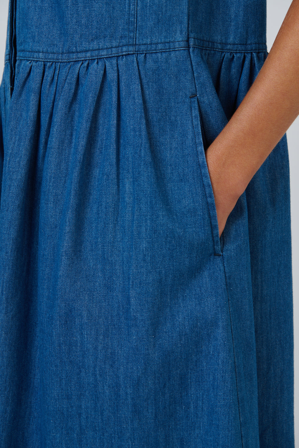NATURALS GA738 DENIM DRESS