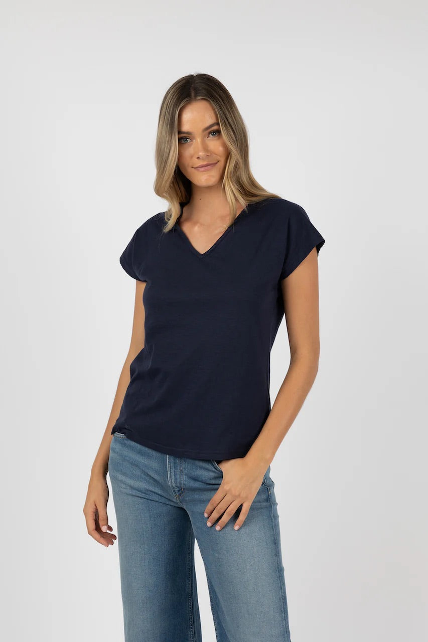 HUMIDITY MUST HAVE V NECK TEE