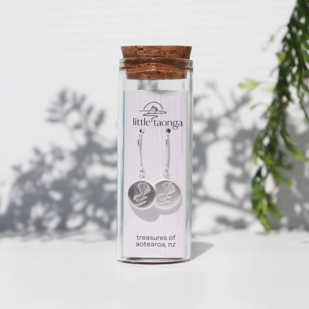 LITTLE TAONGA FANTAIL EARRINGS