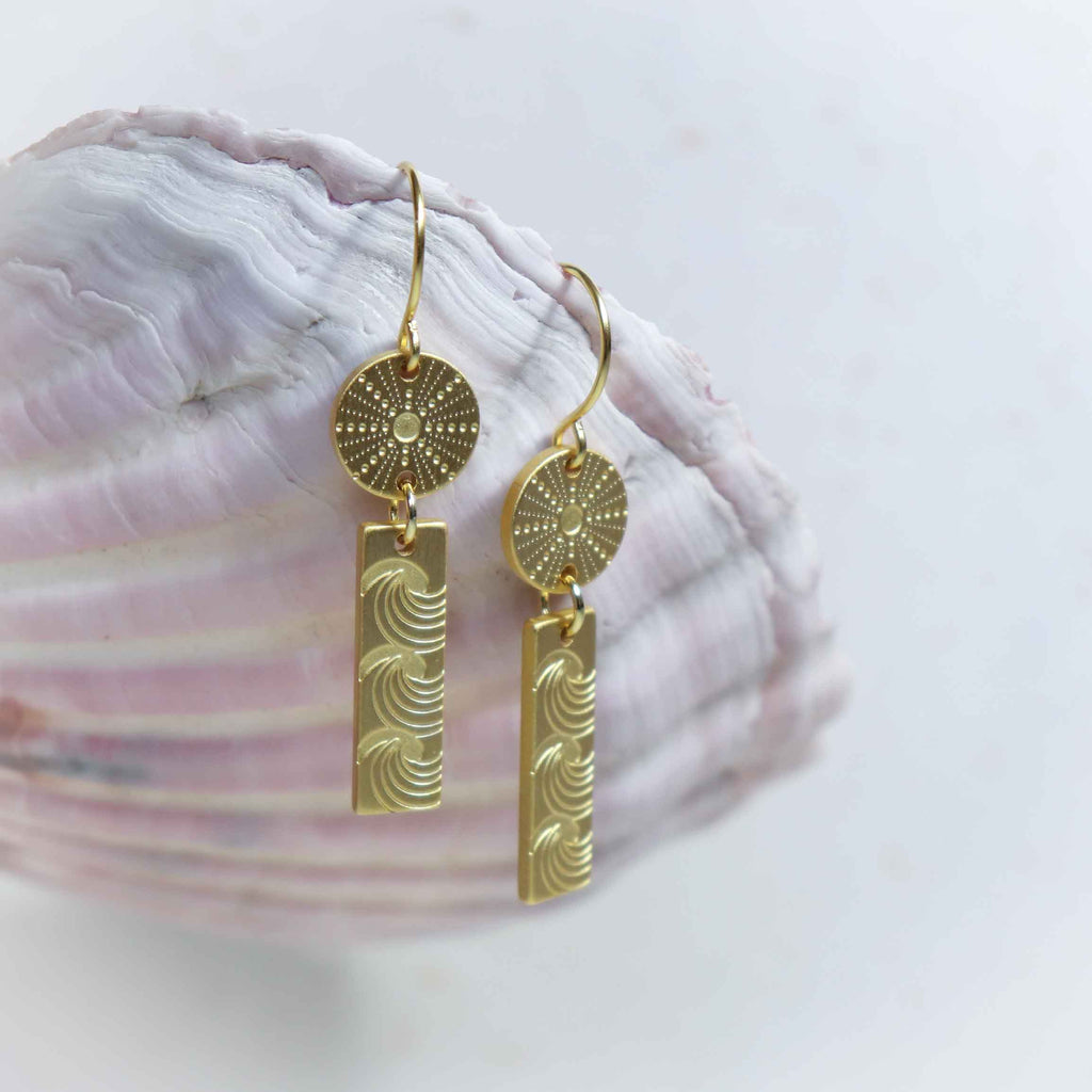 LITTLE TAONGA KINA & MOANA EARRINGS