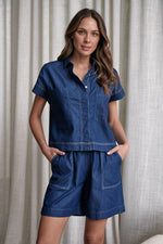 NATURALS GA533 BUTTON TOP