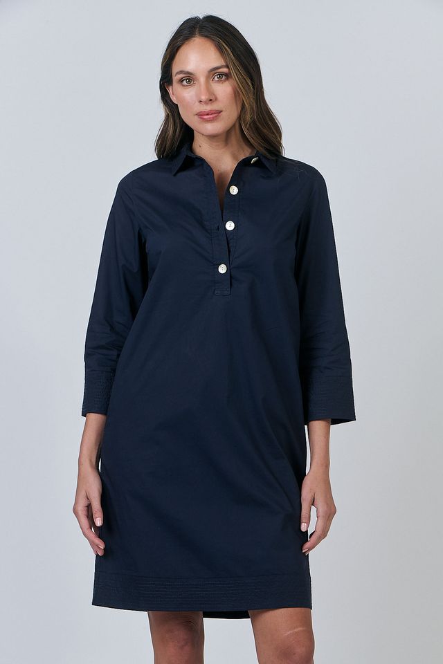 NATURALS GA602 POPLIN DRESS