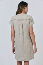 NATURALS GA613 LINEN DRESS