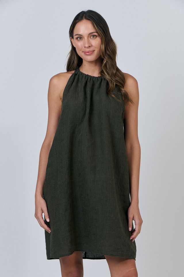 NATURALS GA630 LINEN DRESS