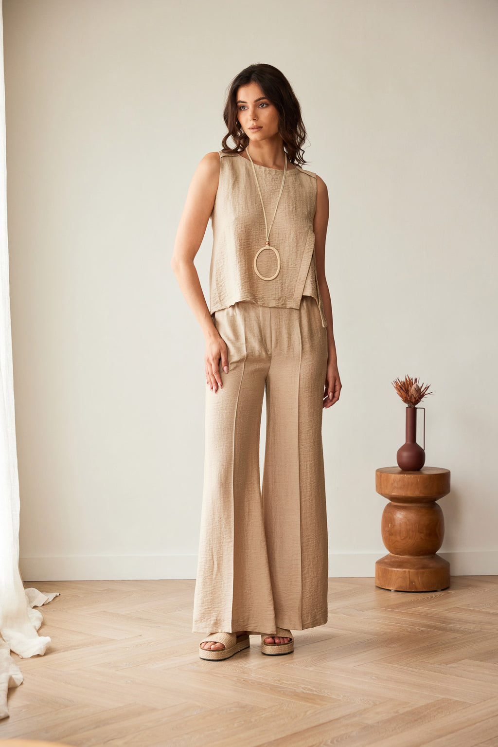 PERUZZI LUSTER LINEN TROUSER