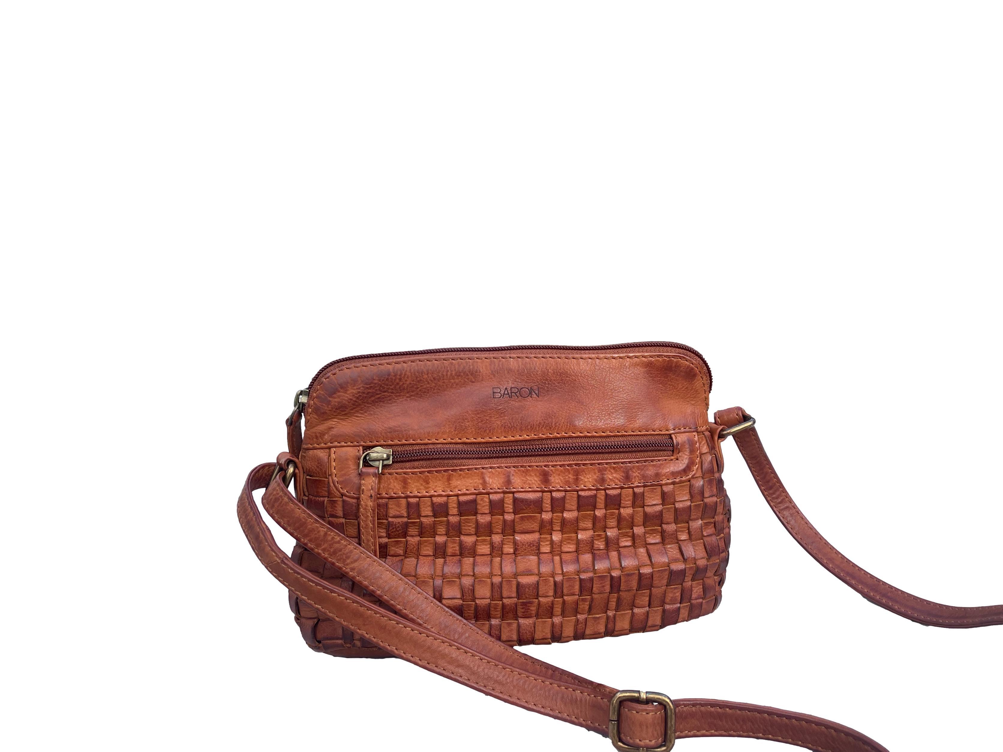 BARON PLAITED SMALL BAG