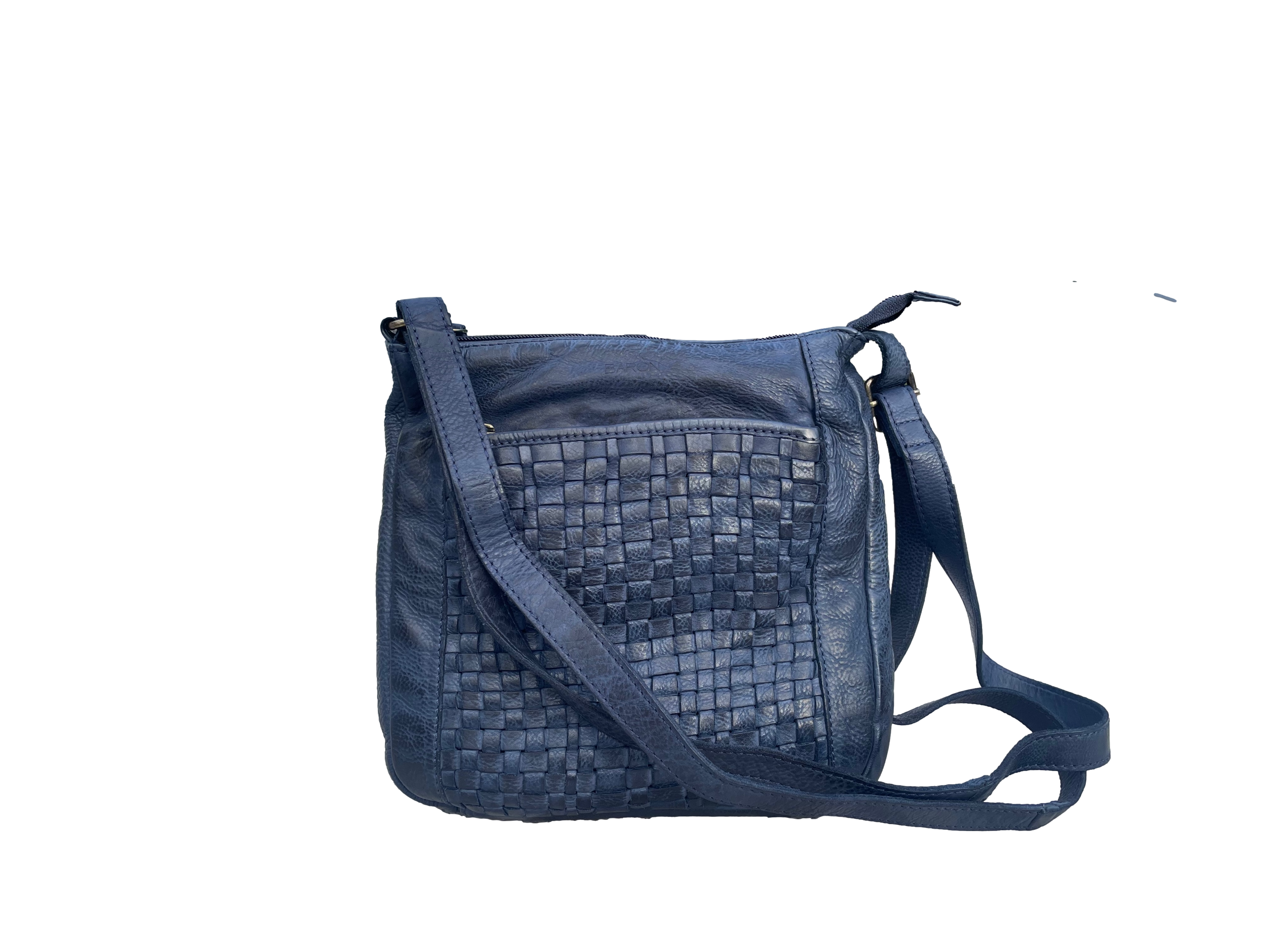 BARON PLAITED SQUARE HANDBAG