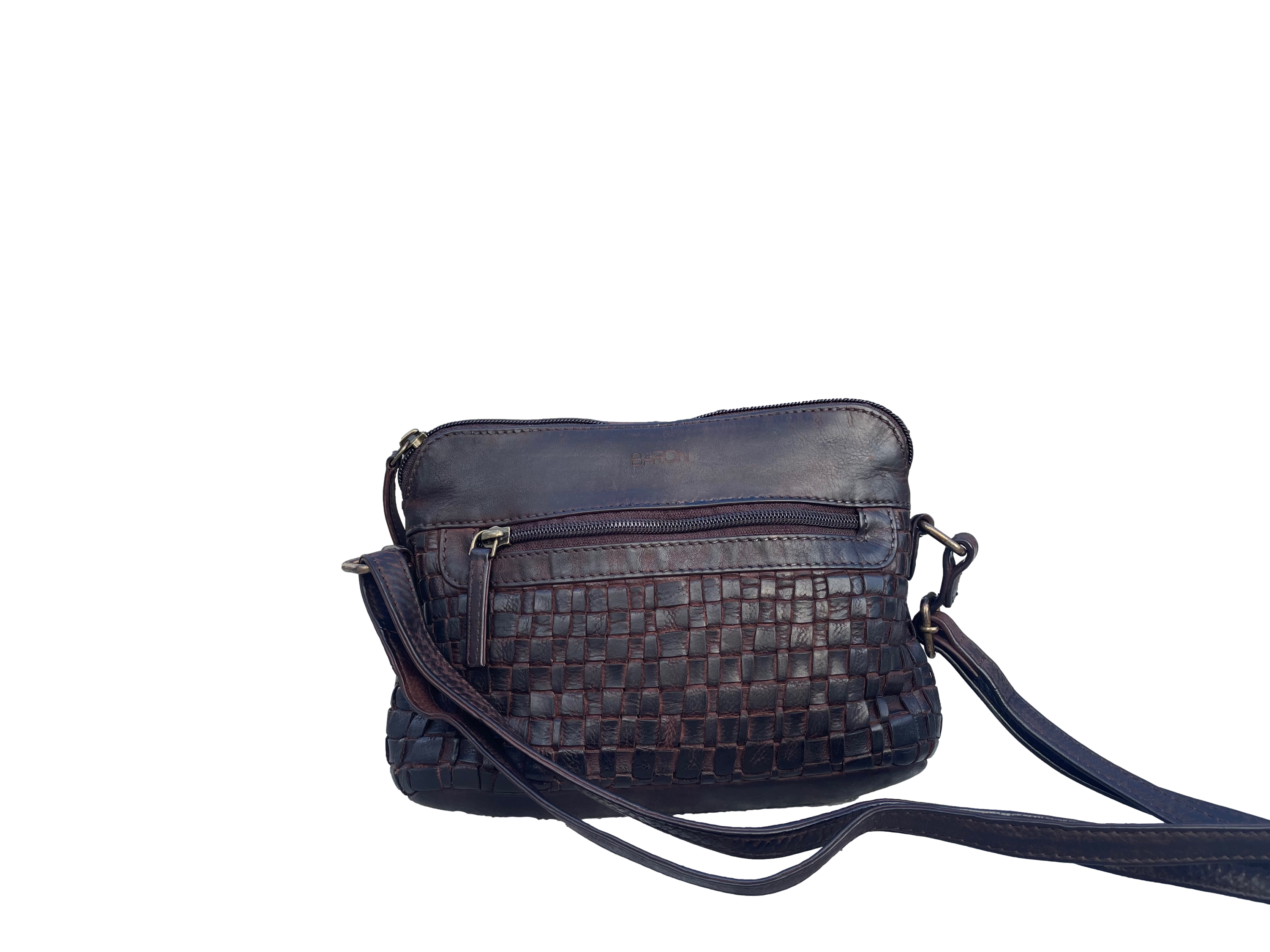 BARON PLAITED SMALL BAG